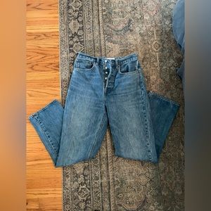 Denim Forum Joni High Rise Loose 29L size 27 jeans Aritzia